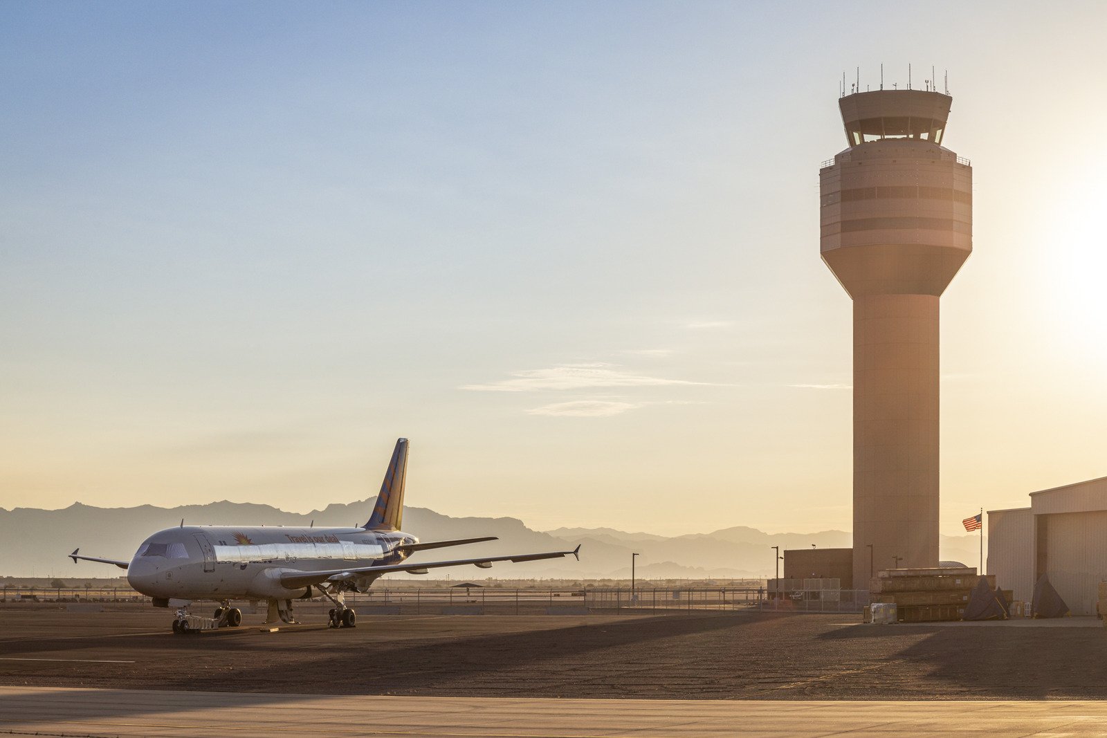 A view of the Phoenix Air Traffic Control Tower.