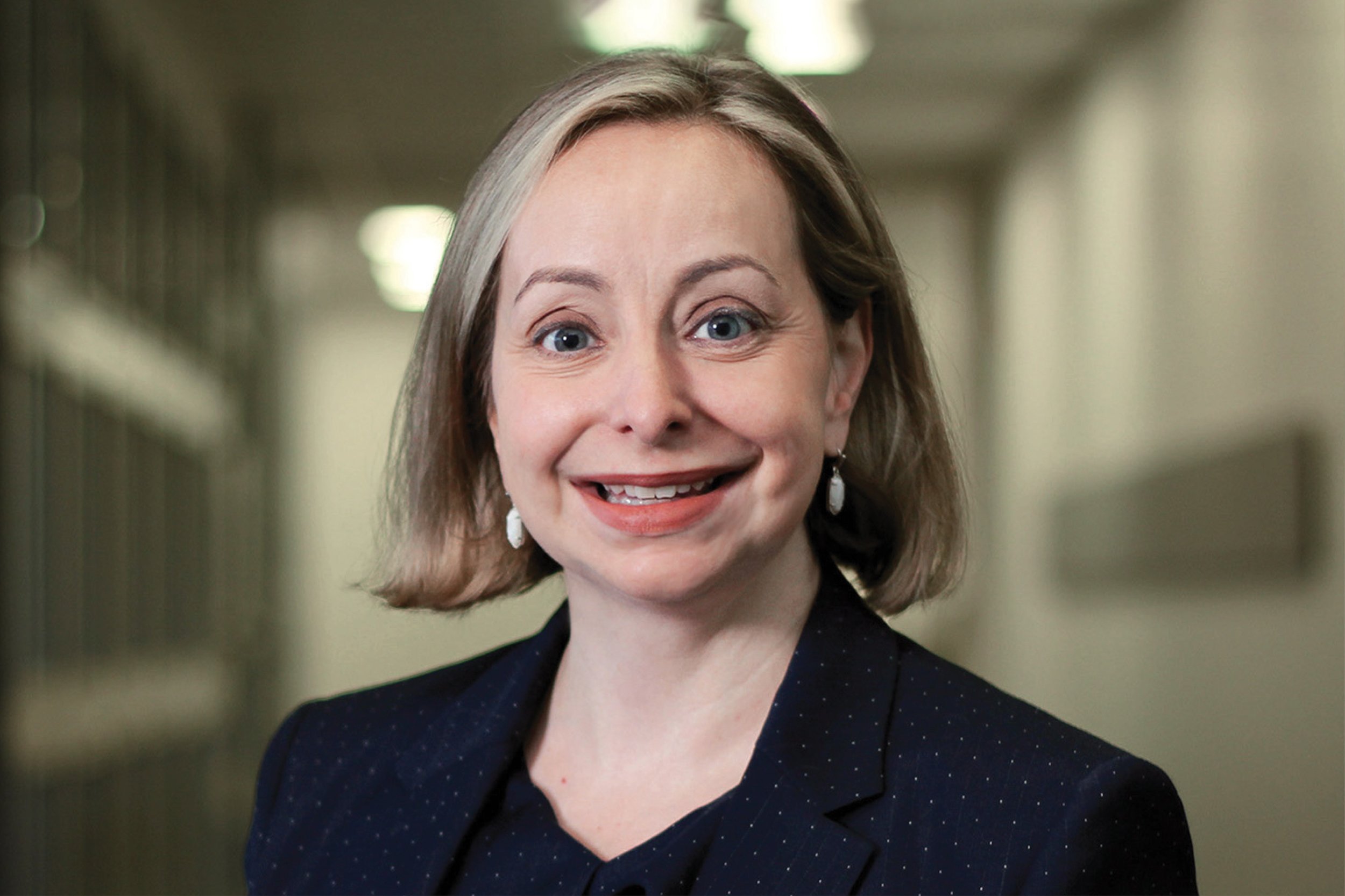 Portrait of Samantha Holy, chief human resources officer.